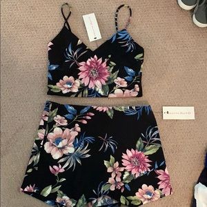 NWT skirt / crop top set!